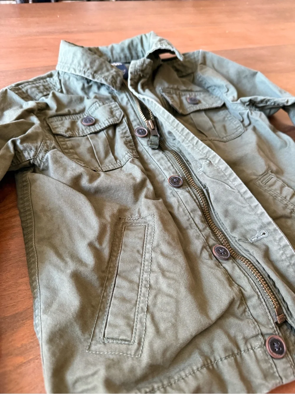⚡️3/$20 Kids Olive Green Field Jacket 4T